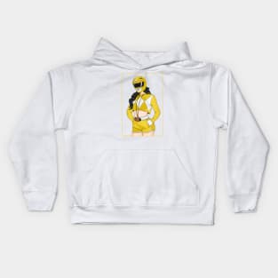 Yellow Ranger Casual Style Kids Hoodie